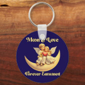 Eternal Love wir haben Crescent Moon Schlüsselanhänger (Vorderseite)