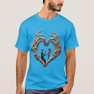 Eternal Love Wird Gothic Skeleton Romance T-Shirt