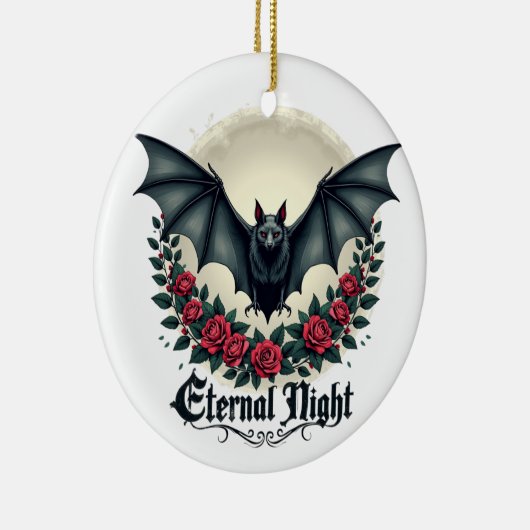 Eternal Night Gothic Bat Ornament (Rechts)