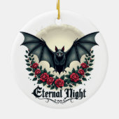 Eternal Night Gothic Bat Ornament (Hinten)