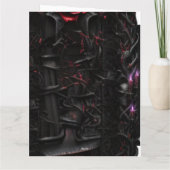 Eternal Night Gothic Vampire Wedding Dark Romance Dankeskarte (Rückseite)