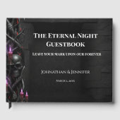 Eternal Night Gothic Vampire Wedding Dark Romance Gästebuch (Vorderseite)