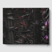 Eternal Night Gothic Vampire Wedding Dark Romance Gästebuch (Rückseite)