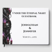 Eternal Night Gothic Vampire Wedding Dark Romance Gästebuch (Vorderseite)