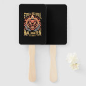Eternal Nightfall Halloween Skull Pumpkin Fächer (Vorne und Hinten)