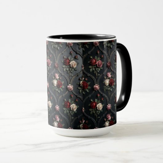 Eternal Rose Elegance Tasse (VorderseiteRechts)