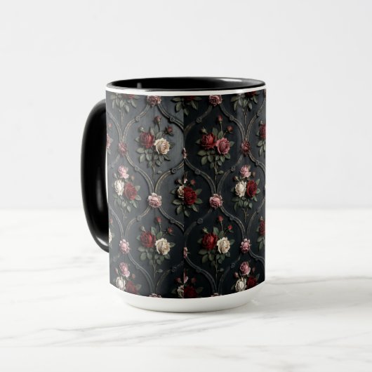 Eternal Rose Elegance Tasse (Vorderseite Links)