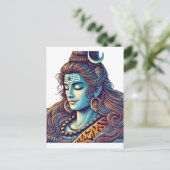 Eternal Shiva: Der oberste Yogi in göttlichen Blis Postkarte (Stehend Vorderseite)