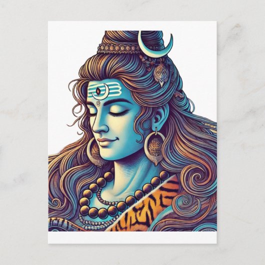 Eternal Shiva: Der oberste Yogi in göttlichen Blis Postkarte (Vorderseite)