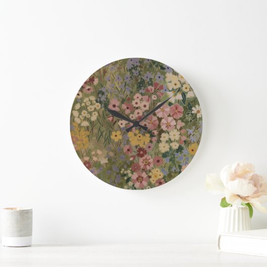 Eternal Spring Bloom Große Wanduhr (Zuhause)