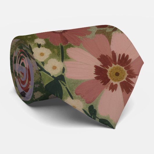 Eternal Spring Bloom Krawatte (Gerollt)