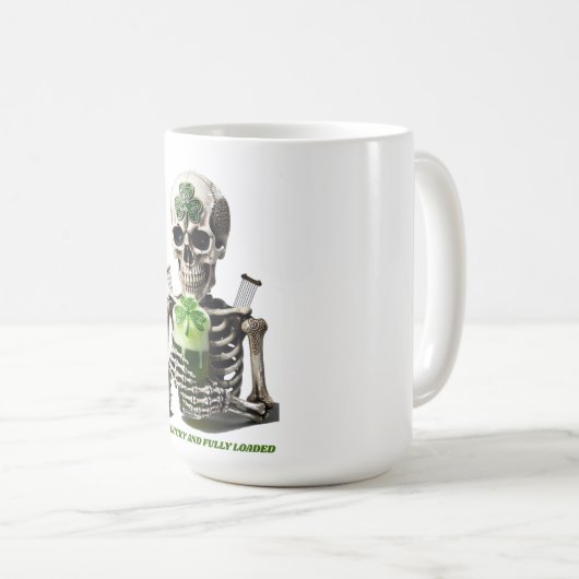 Eternal Stout Skeleton Graphic Tee | Mischievous Kaffeetasse (VorderseiteRechts)