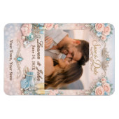 Eternally Majestic Photo Save Date Wedding Magnet (Horizontal)