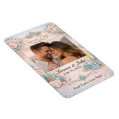 Eternally Majestic Photo Save Date Wedding Magnet (Rechte Seite)
