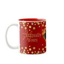 Eternally Yours Valentine's Day Red Gold Luxuriöse