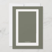 Eterner Speicher-Beileid-Foto dank Karte (Rückseite)