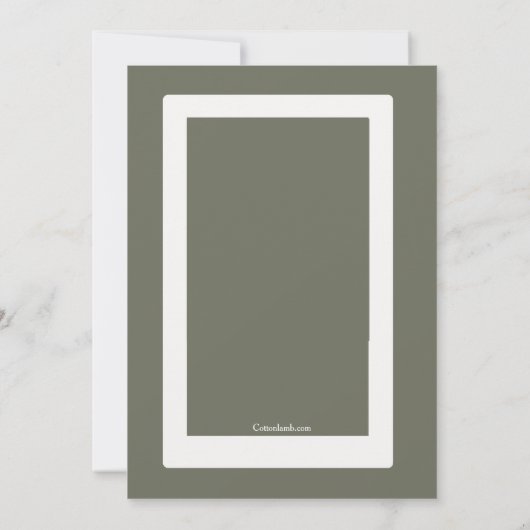 Eterner Speicher-Beileid-Foto dank Karte (Rückseite)