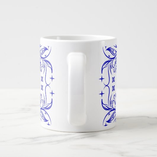 Eternflow Koi Art Jumbo-Tasse (Rückseite)