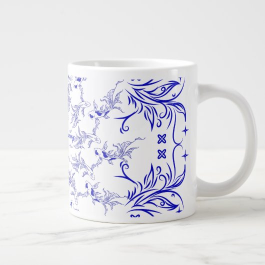 Eternflow Koi Art Jumbo-Tasse (Rechts)