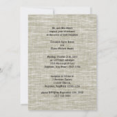 Eternity Gothic Vintage Wedding Einladung (Rückseite)