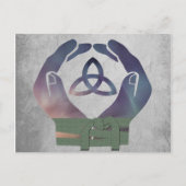 Eternity Handfast Save the Date Postkarte (Vorderseite)