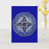 Eternity Knot Card Karte (Gelbe Blume)