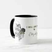 Eternity Skull-Kaffee Tasse Geschenk Idee (Vorderseite Links)