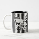 Eternity Skulls Zweifarbige Tasse (Links)