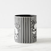 Eternity Skulls Zweifarbige Tasse (Mittel)