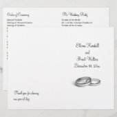 Eternity Wedding Programm (Vorne/Hinten)