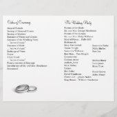 Eternity Wedding Programm (Rückseite)