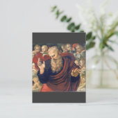 eterno e angeli von Raffaello Sanzio da Urbino Postkarte (Stehend Vorderseite)