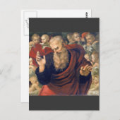 eterno e angeli von Raffaello Sanzio da Urbino Postkarte (Vorne/Hinten)