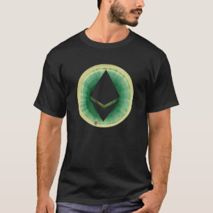 ETH Ethereum-Münzkrypto Kryptowährung T-Shirt
