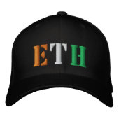 ETH IRISH FLAG HAT BESTICKTE KAPPE (Vorderseite)