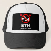 ETH Staking Only™ Block by Block Node für Knoten Truckerkappe (Vorderseite)