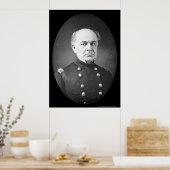 Ethan Allen Hitchcock Daguerreotype 1851 Poster (Küche)