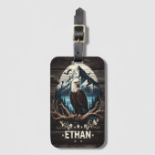 Ethan-Bergadler Gepäckanhänger (Vorderseite Vertikal)