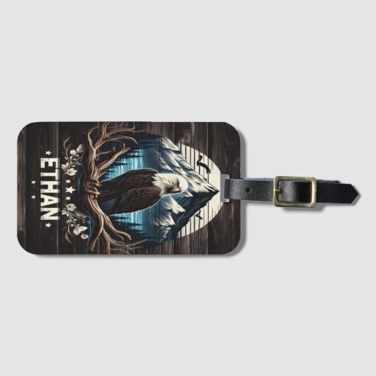 Ethan-Bergadler Gepäckanhänger (Vorderseite (Horizontal))