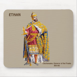 ETHAN ~ Kaiser Karl ~ Personalisiert ~ Mousepad