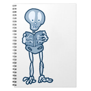 Ethan-Literaturskelett mit Buch