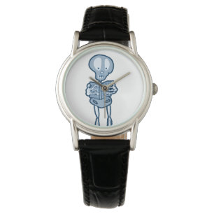 Ethan-Literaturskelett mit Buch Armbanduhr