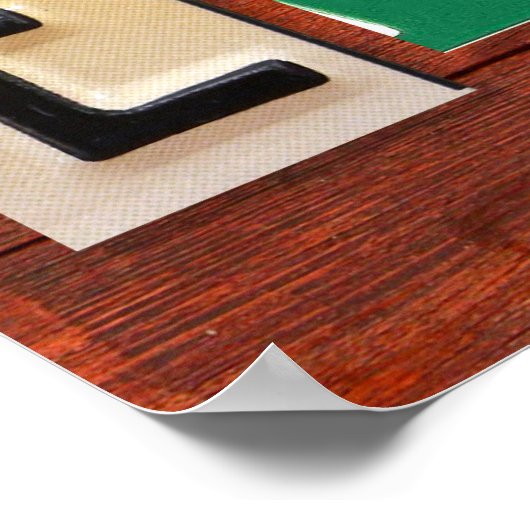 ETHAN-Lizenzplakette Name Eigenes Zeichen Poster (Ecke)