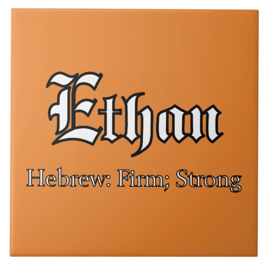 Ethan Meaning Fliese (Vorderseite)
