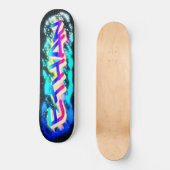 ETHAN Personalisiertes, individuelles Graffiti-Ska Skateboard (Vorderseite)