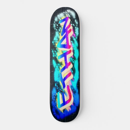 ETHAN Personalisiertes, individuelles Graffiti-Ska Skateboard (Vorderseite)