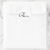 Ethan Runder Aufkleber (Tasche)