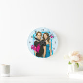 Ethan & Tara Runde Wanduhr (Zuhause)