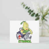 Ethanol-Frisierte Auto Postkarte (Stehend Vorderseite)