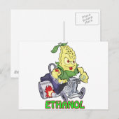 Ethanol-Frisierte Auto Postkarte (Vorne/Hinten)